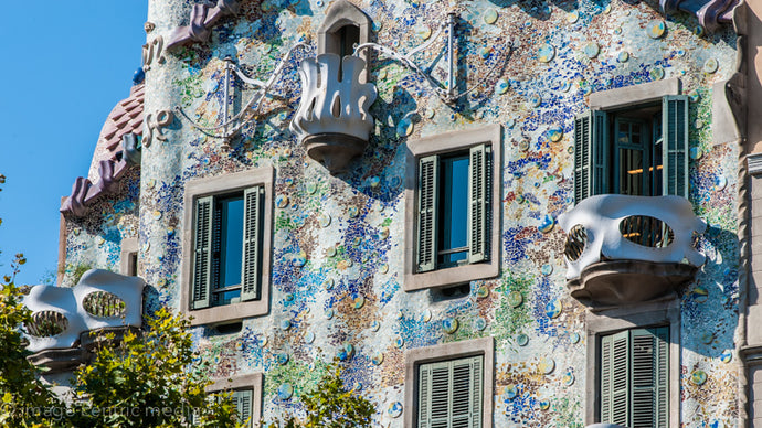 Gaudi's Barcelona Mosaics: Casa Batlo