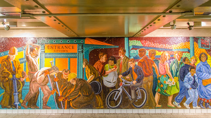 New York City Subway Mosaics - Big & Beautiful