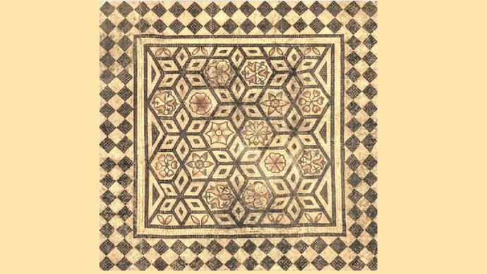 15 Roman Mosaic Floor Panels and Patterns