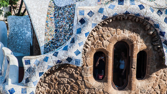 Gaudi's Park Guell in Barcelona